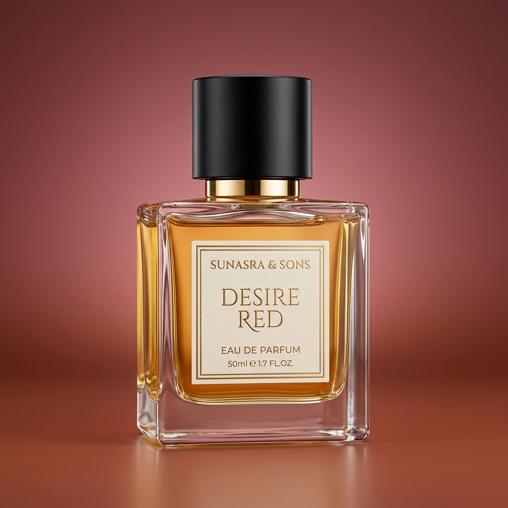 Desire Red perfume bottle