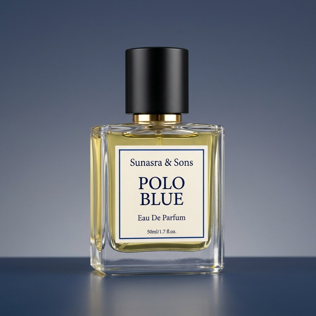Polo Blue perfume bottle